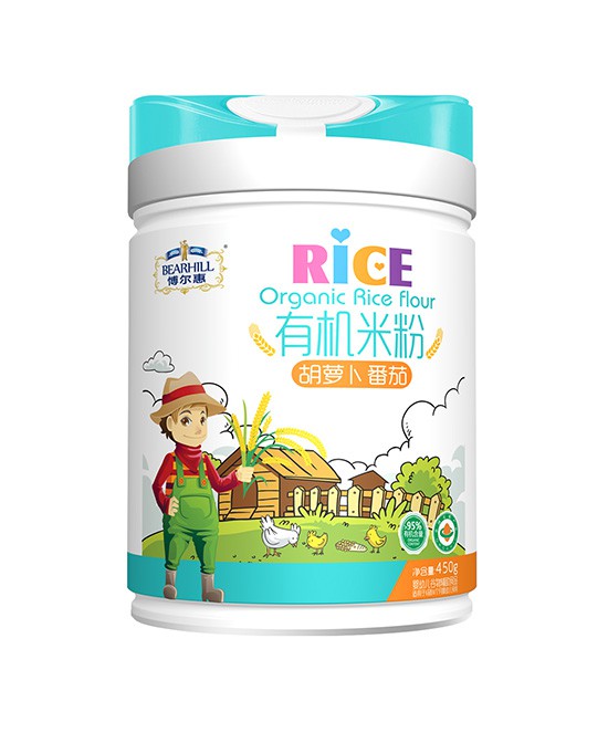 博尔慧胡萝卜番茄有机米乳：宝宝成长的自然之选！