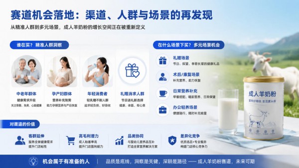 “十五五”规划通过，成人羊奶粉的新窗口打开，谁能承接这一波红利？