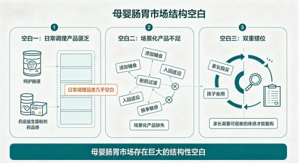 肠胃健康市场越分越细，母婴店的肠道经济该升级了