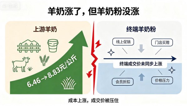 【2026羊奶粉六问】羊奶涨了，羊奶粉为什么没有跟着涨？