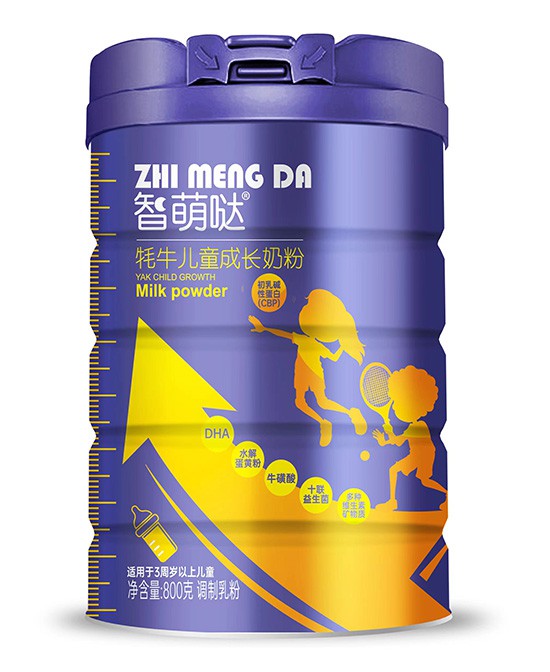 智萌哒牦牛儿童成长奶粉：高原纯净能量，陪伴孩子健康成长！