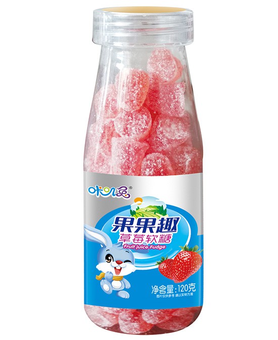 咔叽兔果果趣草莓软糖，甜蜜童年里的快乐小确幸！