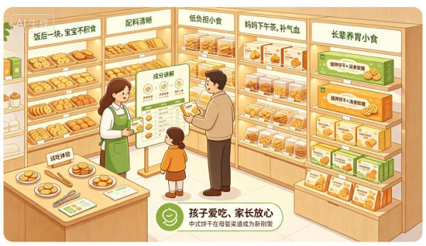 850亿饼干赛道重构：中式饼干能否成为母婴店新刚需？