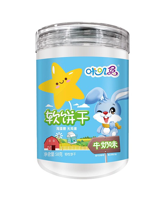 咔叽兔牛奶味软饼干：宝宝的快乐小食光！