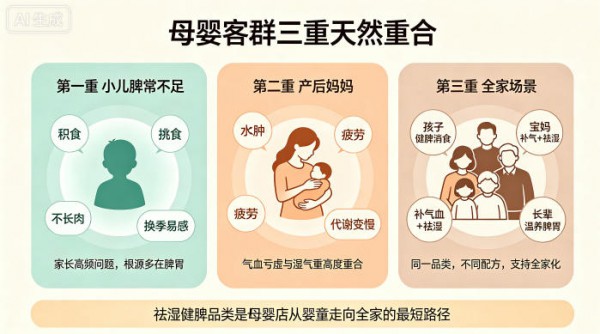 680亿祛湿大风口已至：母婴转型全家营养，如何抓牢健脾这张牌？