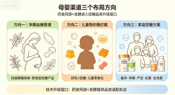 控糖赛道新变量：当药食同源+发酵打开技术窗口，母婴行业如何分一杯羹？
