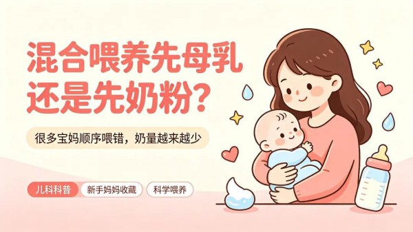 混合喂养到底先喝母乳还是奶粉？90%宝妈都喂错了！