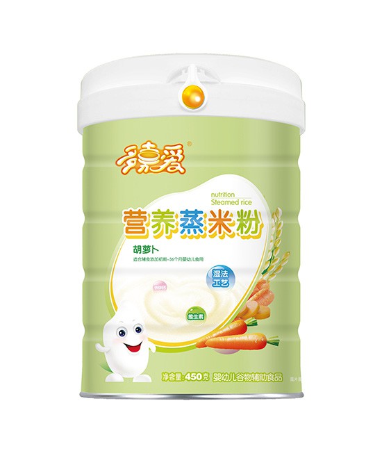 多嘉爱胡萝卜营养蒸米粉：宝宝辅食的安心之选！
