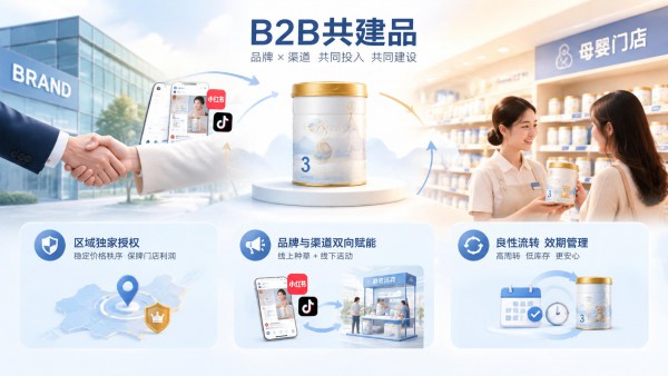 寻找奶粉的“第三条路”：被头部连锁重仓的B2B共建品，到底凭什么？