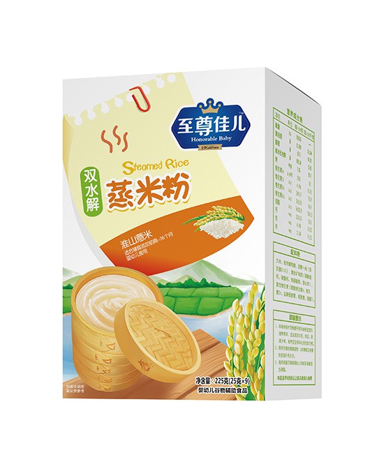 至尊佳儿淮山薏米双水解蒸米粉：宝宝辅食的温和之选！