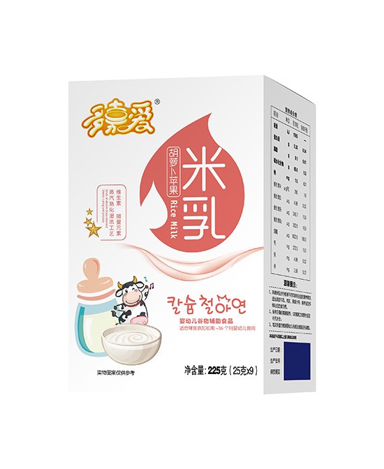 多嘉爱胡萝卜苹果米乳,营养好吸收的宝宝辅食之选! 多嘉爱胡萝卜苹果米乳,营养好吸收的宝宝辅食之选!