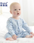 衣拉拉婴幼儿纯棉爬服哈衣