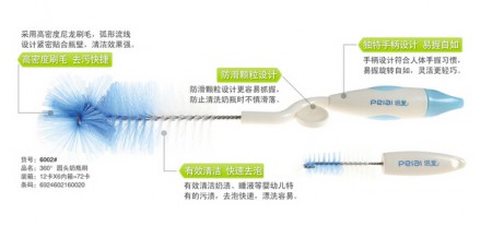 培爱奶瓶刷