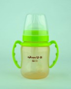 U亲A328宽口PP抗菌奶瓶180ml