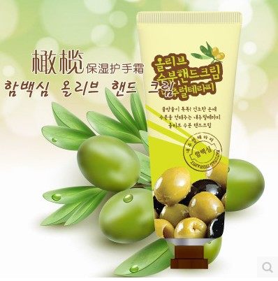 含百馨 olive橄榄油护肤水珠护手霜