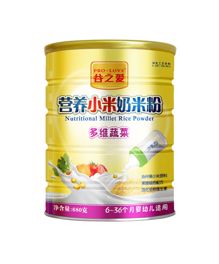 谷之爱多维蔬菜小米奶米粉(冲乳型)