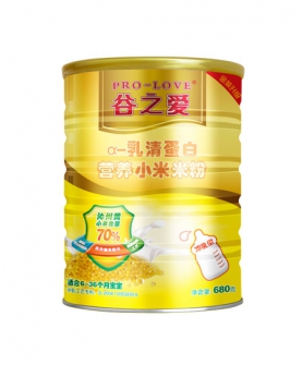 α- 乳清蛋白小米米粉(冲乳型)