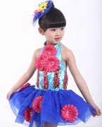 女童幼儿花朵街舞演出服