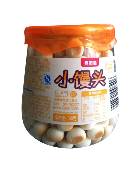 贝因美蛋黄味小馒头130g