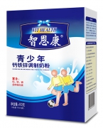 智恩康青少年钙铁锌调制乳粉