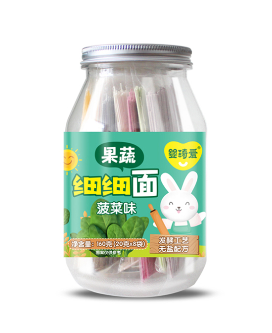 婴琦爱果蔬细细面-菠菜味