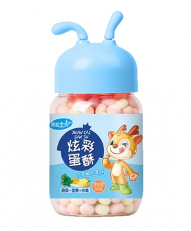 炫彩蛋酥 蔬菜+蛋黄+水果