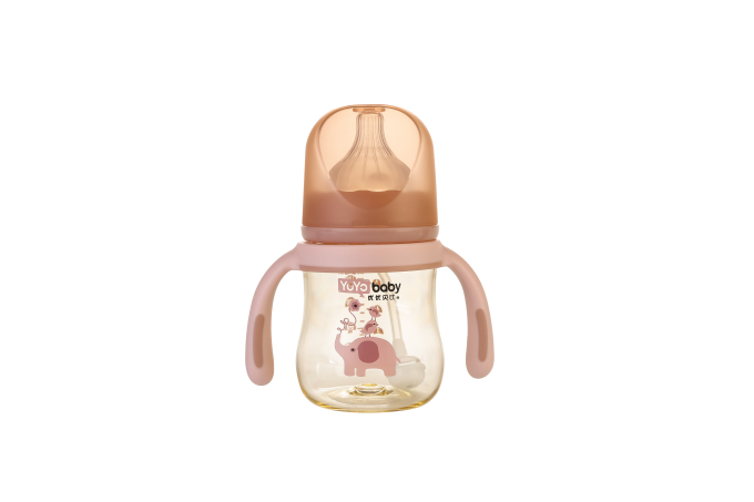 优优贝比奶瓶160ml 宽口PPSU带手柄自动吸奶瓶批发代理,编号_81943