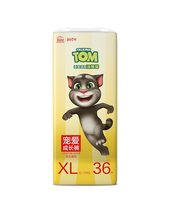 小鹿叮叮汤姆猫拉拉裤XL36片