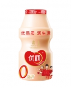 优润乳酸菌饮品 100ml 优润0脂肪 瓶标