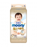 尤妮佳极上通气纸尿裤M60片