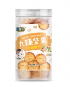 贝倍能九臻坚果牛奶饼干