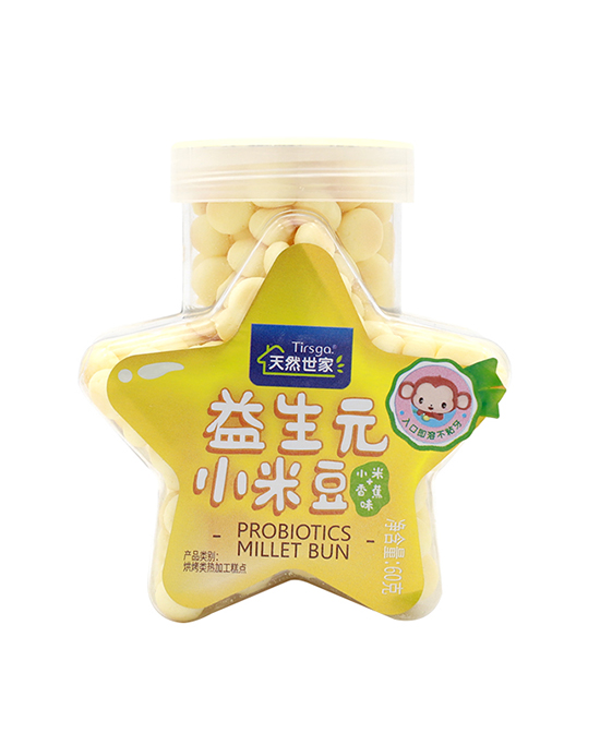 天然世家小米豆小馒头60g香蕉味