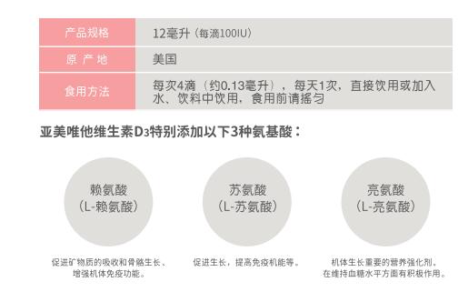 \"亚美唯他维生素D3,产品编号100576\"/