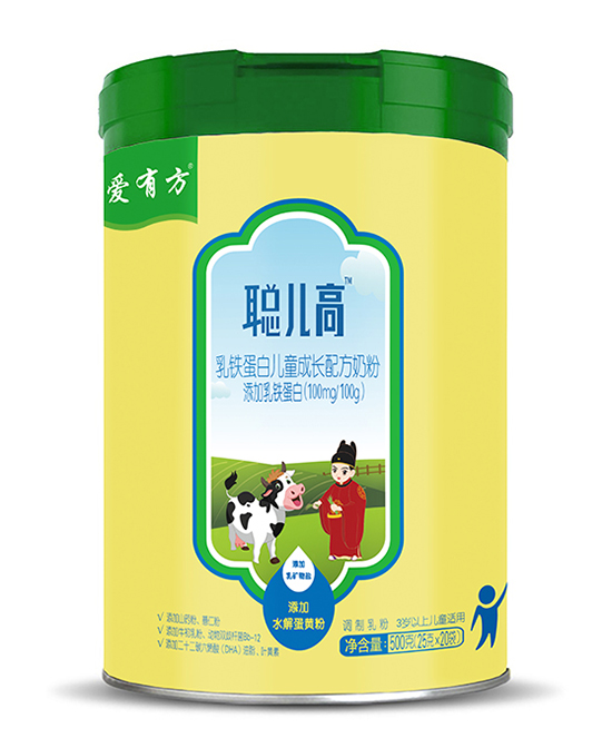 聪儿高乳铁蛋白儿童配方奶粉500g