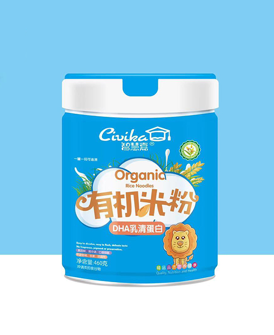 智慧嘉有机米粉DHA乳清蛋白