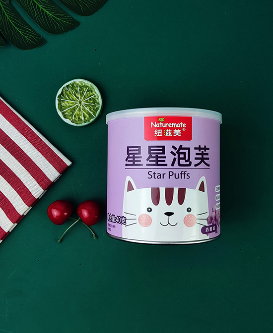 纽滋美高端零辅食星星泡芙批发代理,编号_104281