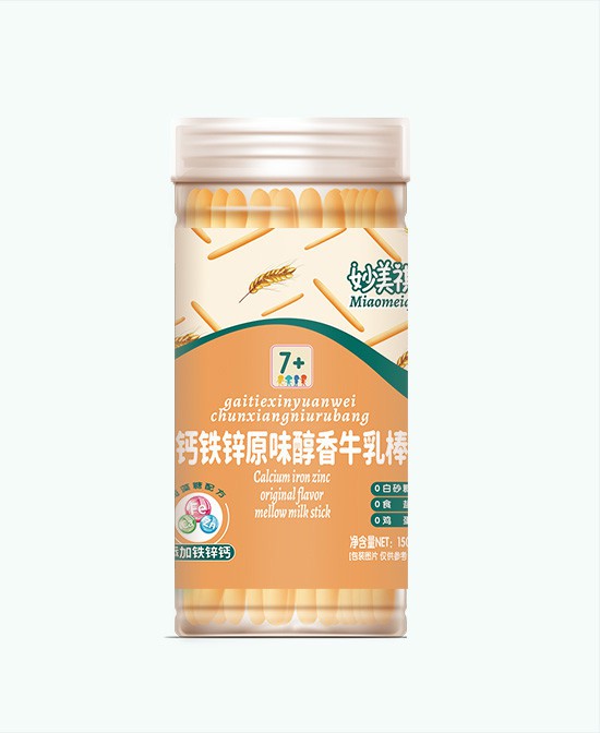 妙美祺休闲零食钙铁锌原味香醇牛乳棒批发代理,编号_117298