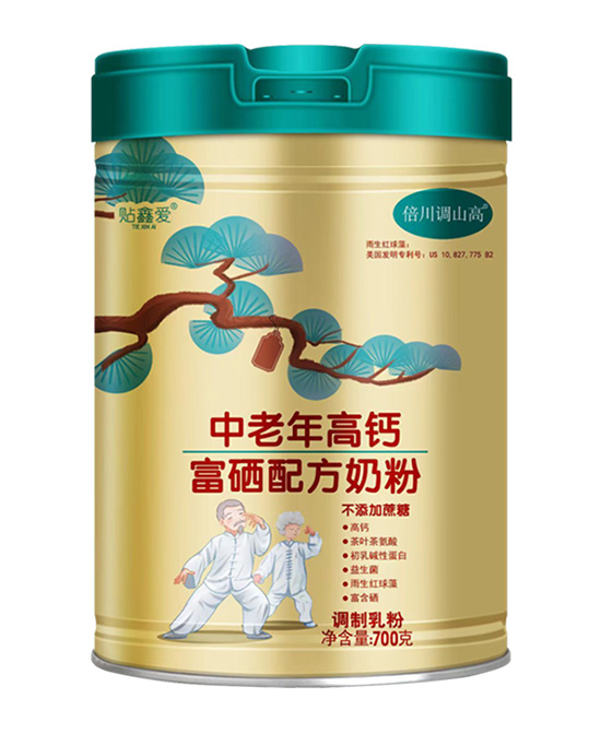 贴鑫爱中老年高钙富硒配方奶粉