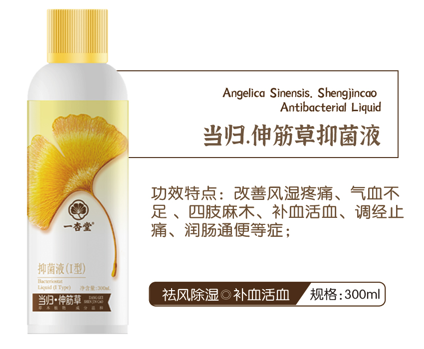 \"一杏堂抑菌液(I型),产品编号119582\"/
