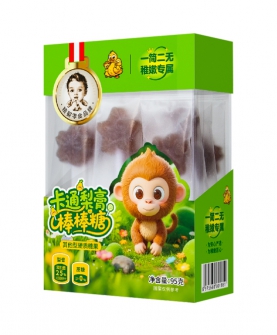 卡通梨膏棒棒糖