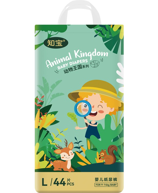 我懂宝宝纸尿裤动物王国纸尿裤L批发代理,编号_119319