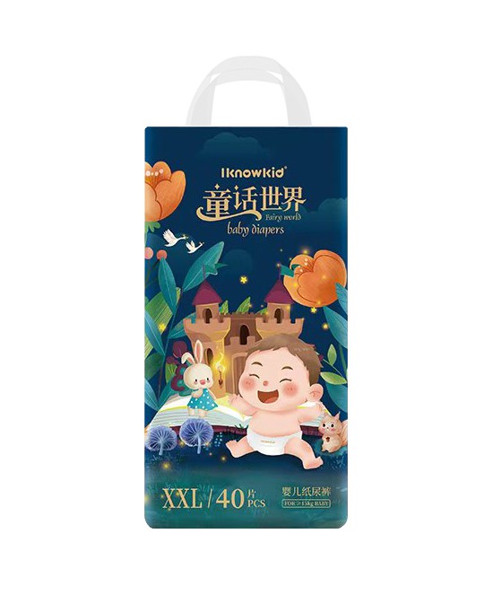 我懂宝宝纸尿裤童话世界纸尿裤XXl批发代理,编号_119333