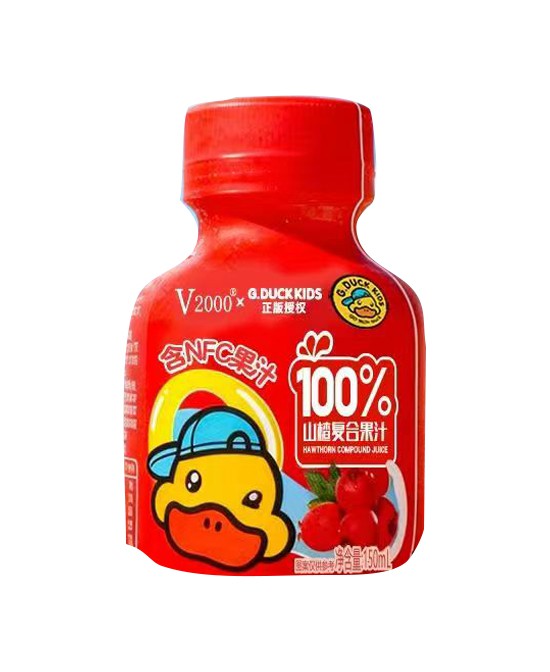 小黄鸭100%山楂复合果汁