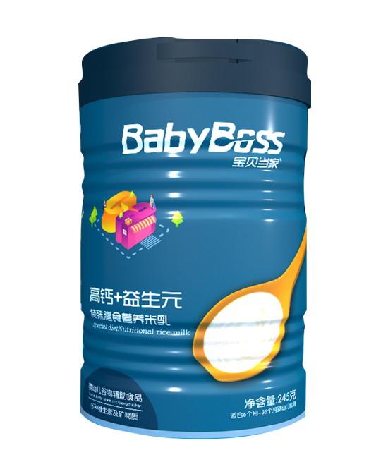 宝贝当家__健康宝贝  快乐当家特殊膳食营养米乳(高钙+益生元)批发代理,编号_119810