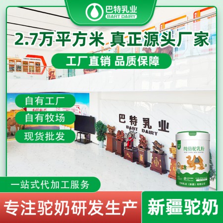 骆驼奶粉代理厂家 纯骆驼奶粉原材料工厂
